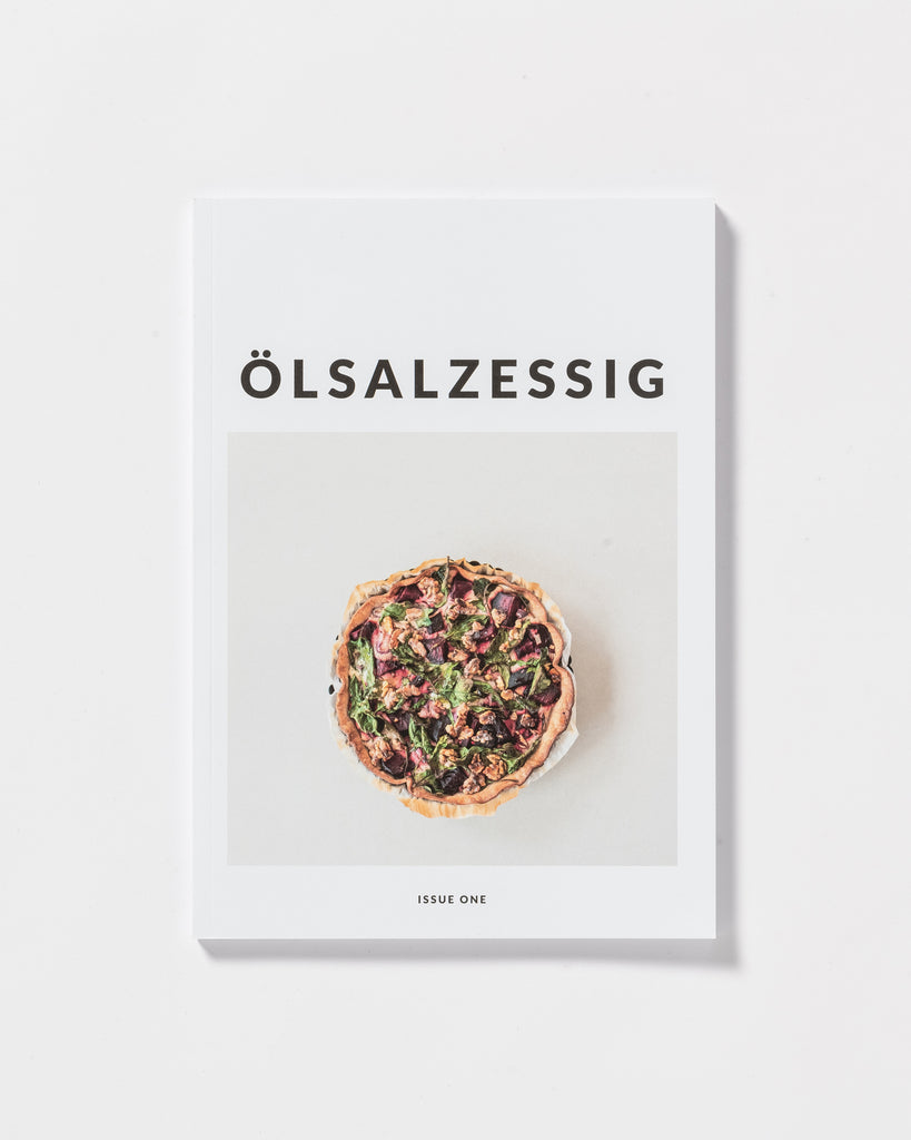 ölsalzessig Magazin Cover vor weißem Hintergrund.