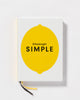 Simple Buch Cover vor weißem Hintergrund.