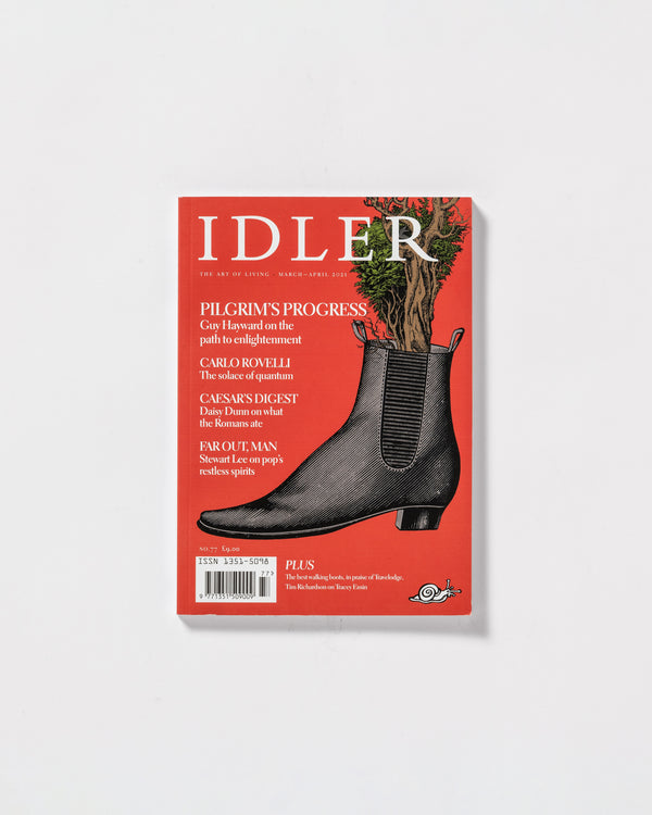 Idler Magazin Cover vor weißem Hintergrund.