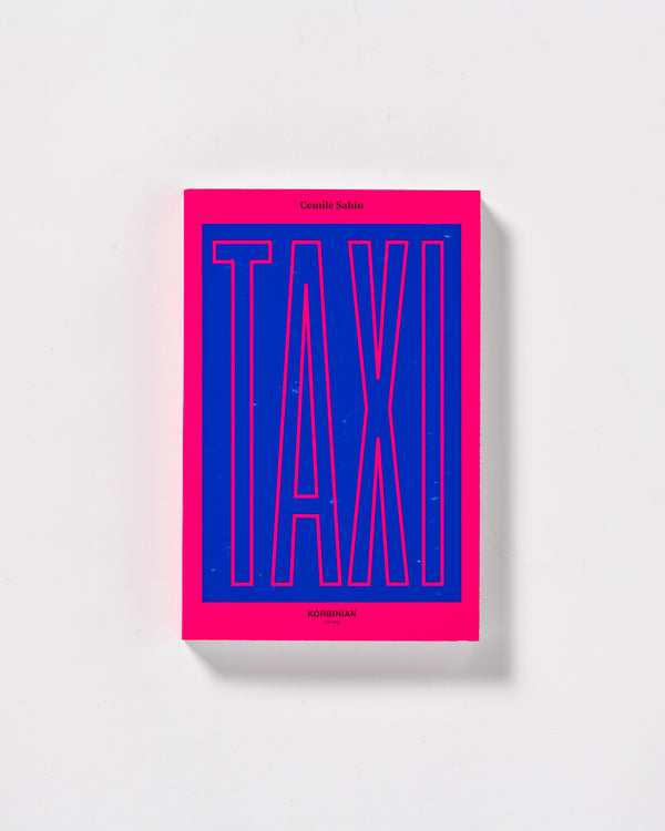 Taxi Buch Cover vor weißem Hintergrund.