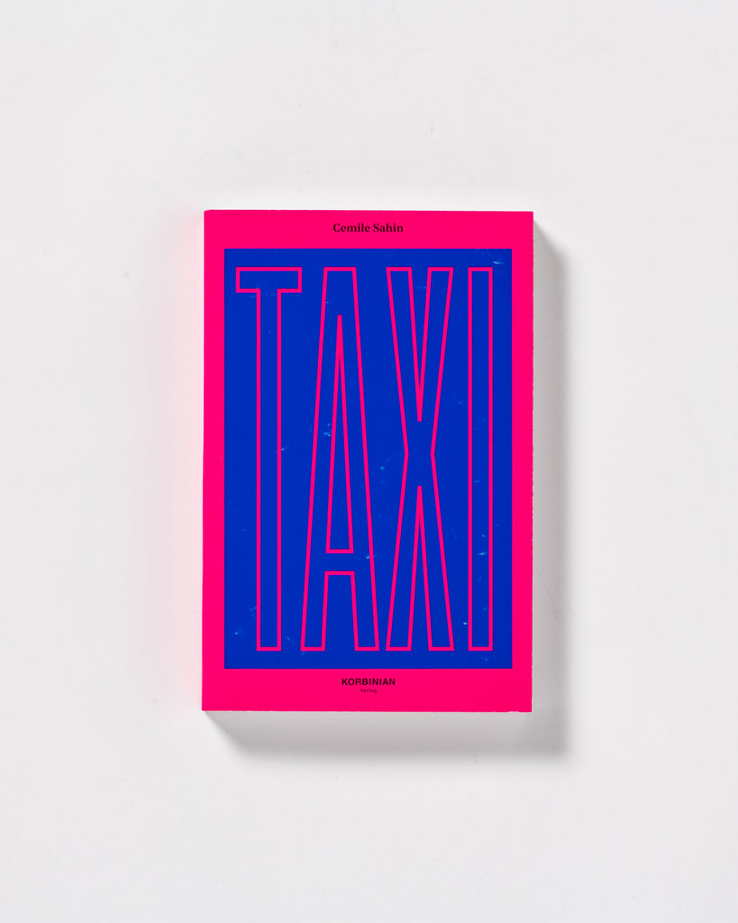 Taxi Buch Cover vor weißem Hintergrund.