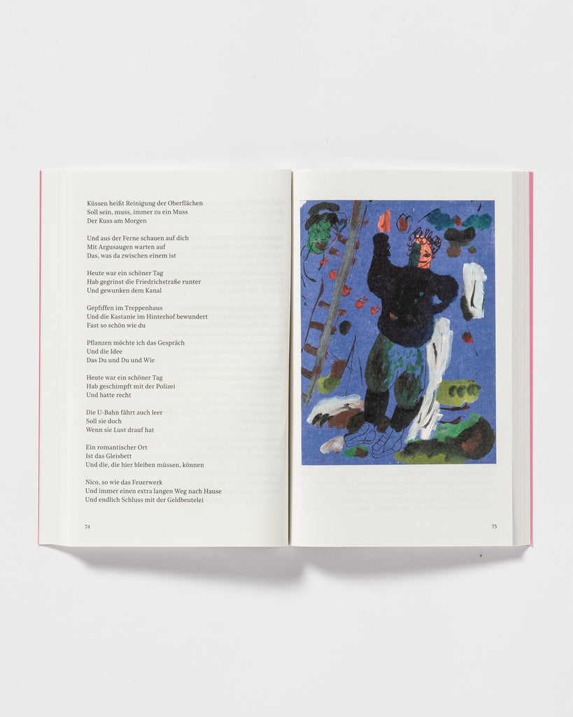 Rabauken Buch aufgeschlagen vor weißem Hintergrund.