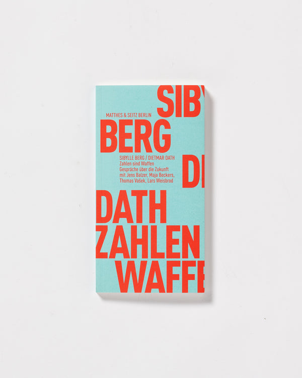 Zahlen sind Waffen Buch Cover vor weißem Hintergrund.